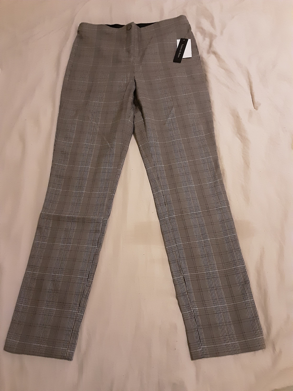NWT Violets & Roses Plaid Dress Pants